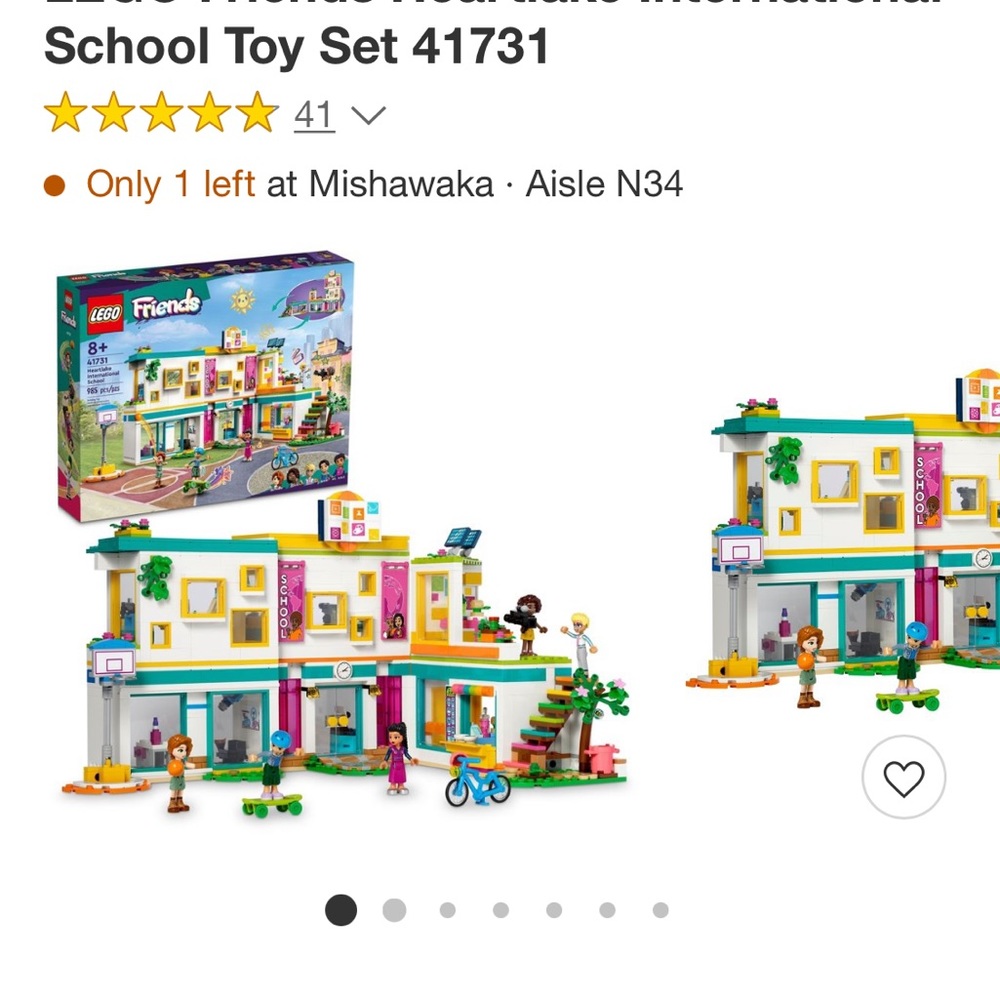 Brand new Lego 41731 Heartlake International School!